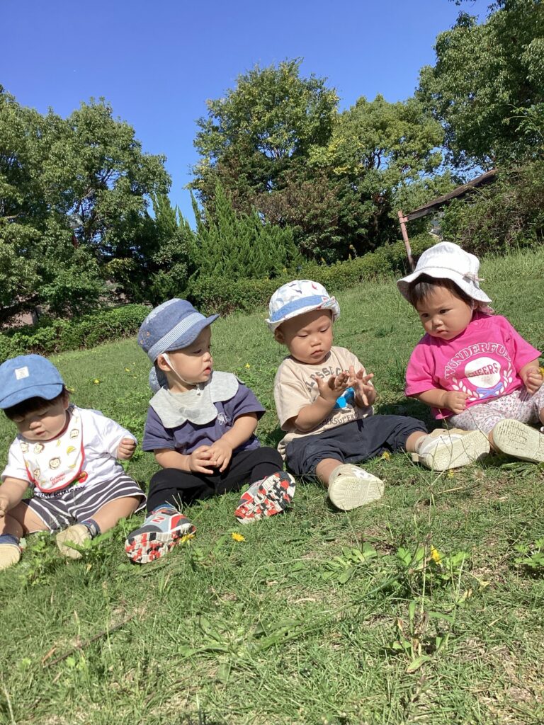 ０歳児　うみチーム　楽しいことがいっぱい！！