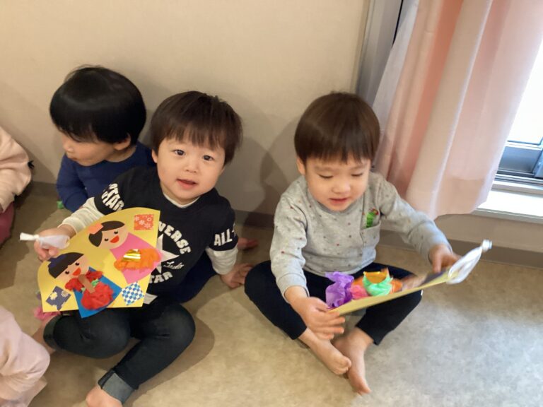 1歳児　「ひなまつりってなんだろう？？」